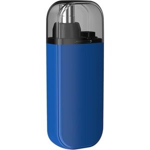Greethga Neushaartrimmer, 2-in-1 neusknipper, elektrische draagbare neustrimmer, oplaadbaar, met stofbescherming, dop, blauw
