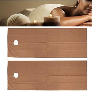 SPA-dekbedovertrek, huidvriendelijk stoffen massagetafelblad, salonbedovertrek, massage voor schoonheidssalons(Diepe koffie)