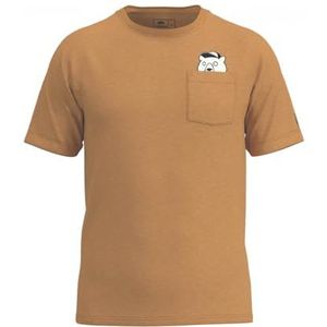 FORSBERG Coolson T-shirt borstzak met coole beer funshirt ronde hals comfortabel robuust, geel, XL