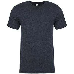 Next Level Heren Tri-Blend T-shirt met ronde hals (M) (Vintage Navy), marineblauw, M