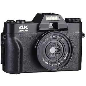 Groothoek Macro Lens Foto Camera For Selfie 48MP Digitale Camcorder 16X Zoom Webcam Autofocus Fotografie Recorder HD camera (Color : With 32G, Size : Only Camera)