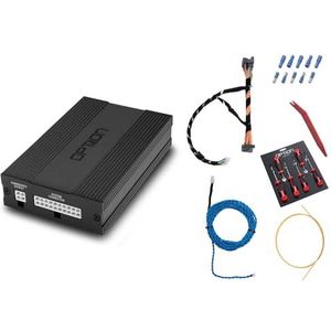 OPTION DSP-6 compatibel met Seat Leon Type KL met standaard seat-geluidssysteem af fabriek - 6-kanaals DSP-versterker Plug & Play Soundupgrade V1 incl. kabelset