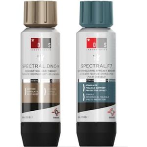 Haaruitvalbooster-bundel (proactief en herstellend voor mannen en vrouwen) Spectral DNC-N en Spectral F7 Haargroeiversneller