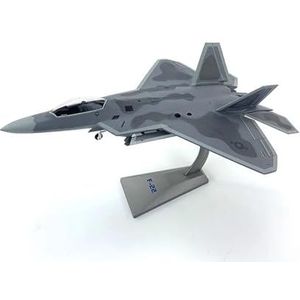 Vintage klassiekersvliegtuigen Voor US Army F-22 - Gemilitariseerde Combat Vliegtuigen Legering Spuitgieten Model F22 Vliegtuigen Collectie Speelgoed 1/72 Schaal