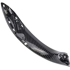 PUXJQ Auto Innerlijke Handvat Binnendeur Panel Pull Trim Cover Carbon Fiber Beige Zwart Links Rechts Voor BMW F30 F31 F32 F33 F34 F35 F36 F80(CarbonF-Front-Right)