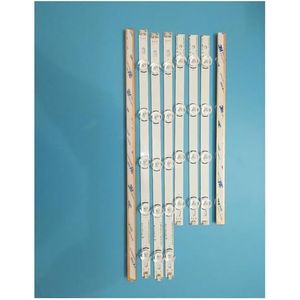 Kit 8 stuks LED-achtergrondverlichtingsstrip vervangend for 39LN 39LA 39LN5300 2.0 POLA2.0 39 inch AB-type HC390DUN-VCFP1
