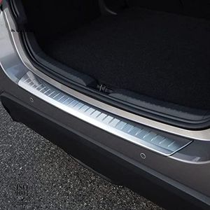 Rvs Kofferbak Kick Platen Tread Plate Sill, Voor Toyota Yaris 2013-2020 Achterbumper Protector Scratch Guard Auto Styling Accessoires,A