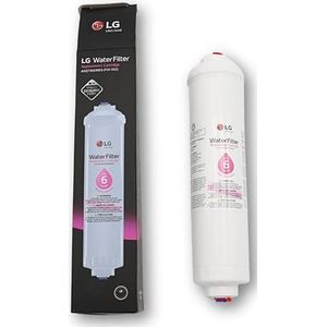 LG ADQ73693901 Vervangende koelkast 'Push Fit Fitting' Koelkast Waterfiltercartridge voor LG Koelkastvriezers