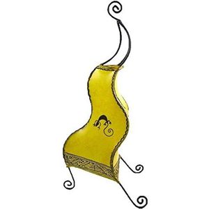 Oosterse lamp staande lamp Marokkaanse hennalampe lederen lamp tafellamp staande lamp Orient Essaouira Gecko 50 cm