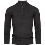 Indicode - Gore Pullover - Charcoal Mix - Trui - 80% Katoen
