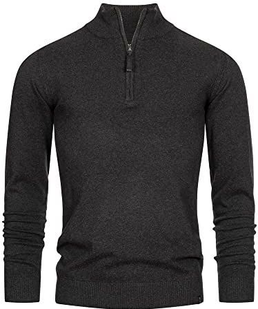 Indicode - Gore Pullover - Charcoal Mix - Trui - 80% Katoen
