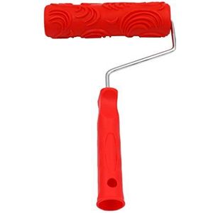Verfroller - 7 Inch - Diverse Reliëf Patroon - Met Plastic Handvat