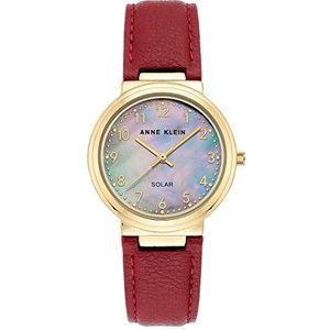Anne Klein Elegant AK/3712MPRD horloge, Goudkleurig met rood, Elegant