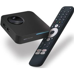 GX1 Streaming Box 4K met Google TV | Mediaspeler 2025 met AI-Beeldoptimalisatie | Ultrasnelle 4GB RAM & WiFi 6, HDR10+ & DV, LAN, USB