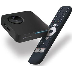 GX1 Google TV Streaming Box 4K Premium | Geavanceerde HDR & Immersief 3D Geluid | AI-Beeldoptimalisatie | 4GB RAM, WiFi 6, LAN
