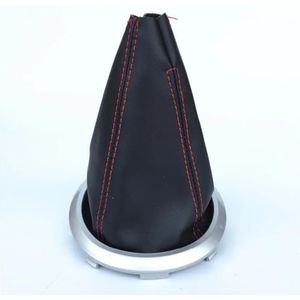 Auto Pookknop Voor Suzuki Voor Swift MK2 2005-2010 Stofkap Kraag Frame Zwart Lederen Pookknop Hendel Gaiter Boot Case Pookknoppen(Model 2)