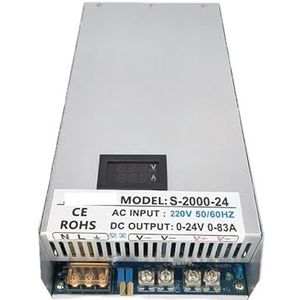 2000 W schakelende voeding met led-display, instelbare spanning en stroom AC naar DC 12 V 24 V 36 V 48 V 60 V 72 V 80 V 100 V 110 V 150 V (0-150 V, 0-13 A, 220 V)