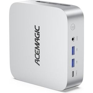 ACEMAGIC W1 Mini-pc AMD Ryzen 7 8745HS (8C/16T, tot 4,9 GHz), 32 GB DDR5 1 TB NVMe SSD Mini Computer, AMD Radeon 780M, 8K HD Vision, WiFi 6, BT 5.2, Win 11 Pro, compacte micro-desktopcomputer