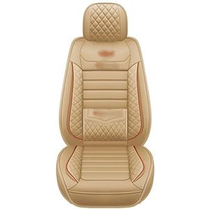 Stoelhoezen Beschermhoezen Voor Megane 2 3 Auto Lederen Bekleding Voor Fluence Voor Scenic Voor Clio Voor Captur Voor Kadjar Voor Logan 2 Voor Duster Arkana Voor Kangoo(Beige)