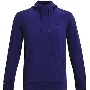 Under Armour Mens Fleece Tops Men's Armour Fleece® Hoodie, Sonar Blue, 1373353-468, XL