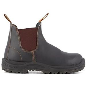 Blundstone 192 bruin lederen stalen neus Unisex Chelsea Boot, Bruin, 41.5 EU