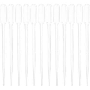 Lab-micropipet, 200 stuks plastic druppelpipetten 2 ml transfer serologische pipetten laboratorium wegwerp lesmateriaal