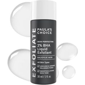 Paula's Choice Skin Perfecting 2% BHA Liquid Exfoliant - Exfolieert het Gezicht met Salicylzuur - gaat Puistjes, Grove Poriën & Mee-eters tegen - Gecombineerde, Vette & Acne Huid - 30 ml