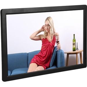 Digitale Fotolijst, Achtergrondmuziek Meerdere Diavoorstellingseffecten Slimme Digitale Fotolijst Multifunctionele Wandmontage voor Thuis (EU-stekker)