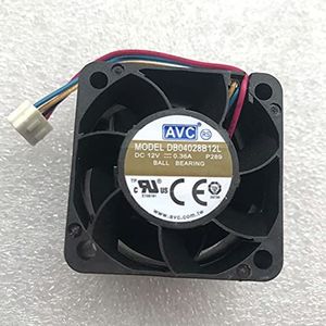 AVC DB04028B12L DC12V 0.36A 40mm case Server cpu computer cooling fan