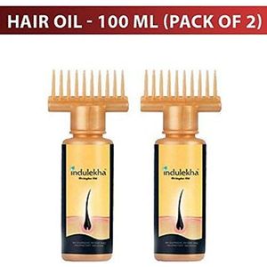 Indulekha Bhringa Haarolie, 100 ml, uit India, 2 stuks