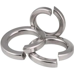Splitsveerring, Gespleten borgring RVS veer Gespleten borgring elastische pakking(316 Stainless Steel,2pcs M24)