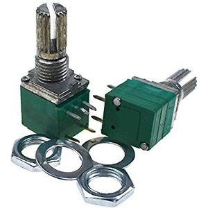 5 stks RV097NS 5K 10K 20K 50K 100K 500K met een schakelaar audio 5pin as 15mm versterker afdichting potentiometer (5K Ohm)
