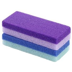 WELANGBN Voet puimsteen voor voeten harde huid eeltverwijderaar en scrubber (Pack van 2) (blauw en paars)