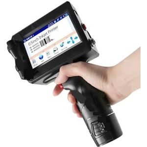 Handheld inkjetprinter 2-12,7 mm hoge productiedatum Barcodelabel Codeermachine Batchnummer QR Houd permanent sneldrogend Afdrukken in meerdere formaten