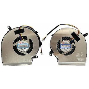 Laptop CPU GPU ventilator voor GE62VR GP62MVR GL62M MS-16JB 16J9 PAAD06015SL DC 5V 0,55A 4pin (CPU)