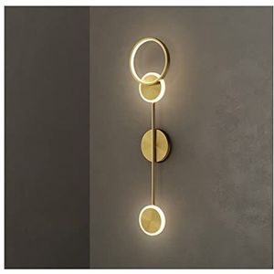 Wall lamp, Luxury Indoor Wall Lamp LED Compatible with Bedroom Bedside Background Gold/Black Iron Light - Wall Sconce Decoration,Moderne inrichting