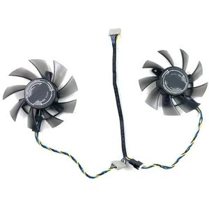 Koelventilator 75mm 6pin FD8015U12S GTX1650 1660TI GPU-ventilator voor ASUS Dual GTX 1650 1660Ti grafische kaartventilator(2pcs)