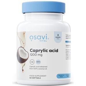 Osavi Caprylic Acid, 1200mg - 60 softgels