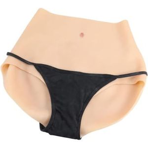 FSYH Realistische siliconen slip met hoge taille, billenoprichter, corrigerend ondergoed, verbergende gaff, driehoekige korte broek voor transgender cosplay,Color2,Basic