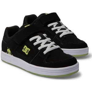 DC Shoes Manteca Basketbal voor jongens, EU, Oranje Zwart Glow, 34.5 EU