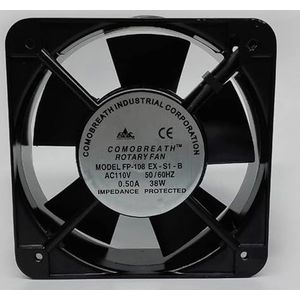 COOLER FAN FP-108EX-S1-B 15cm 15050 110VAC Ventilator Oily Double Ball Cooling Fan