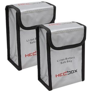 HEDBOX Kit Nr. 2 Firebag-L Large Size Li-Ion Battery Safe Bag Bescherm uw batterij tijdens reizen of opslag
