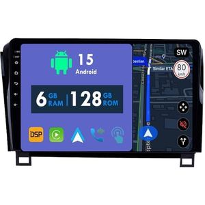 RoverOne Autoradio GPS voor Toyota Tundra 2007-2013 Sequoia 2008-2018 Carplay Android Auto Stereo Hoofdeenheid Bluetooth WiFi Radio Speler Sat Navigatie