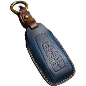 Autosleutel beschermhoes Luxe Autosleutel Case Cover Lederen Etui Fob Houder Sleutelhanger Shell Voor Geely Voor Boyue Voor Emgrand Voor Bonjour Sleutelhanger Zakaccessoires Sleutel Shell(2)