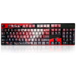 GUNMJO PBT Dye-Sublimatie Kersenbloesem Keycaps voor Gaming Toetsenbord met Cherry MX Schakelaars Mechanisch Toetsenbord, OEM Profiel 61/87/Volledige 104 Toetsen US Layout