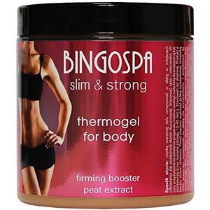 BINGOSPA slim&strong Anti-cellulitis afslanken, vet burning thermogel met turf, 250 g