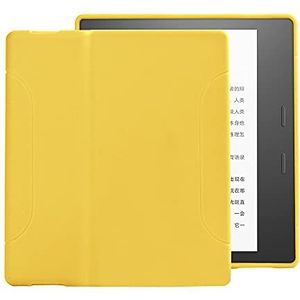 Young me Hoesje voor gloednieuwe Kindle Oasis (10e generatie, 2019 release en 9e generatie, 2017 release) - Slim Fit TPU Gel beschermhoes voor de gloednieuwe Kindle Oasis E-Reader 7 inch (geel)