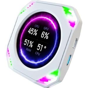 Wdbild ARGB PC Sensoren Panel 2.In Screen Real Time Systemen USB Power Water Coolers Display Voor Liefhebbers