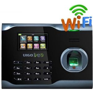Inklokken in Machine, U160 TCP/IP USB Biometrische vingerafdruk Tijdregistratie Prikklok Werknemersaanwezigheid Prikklok Optionele RFID-kaart Kantoorponsklok(Color:U160,Size:OTHER_PLUG)