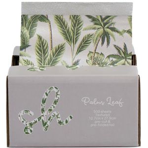 Simply Hair Pop-Up haarfolie - 500 voorgesneden en gevouwen vellen voor haarverf, highlights en balayage, reliëf, antislip grip - pop-up dispenser - 12,7 x 27,9 cm - palmblad